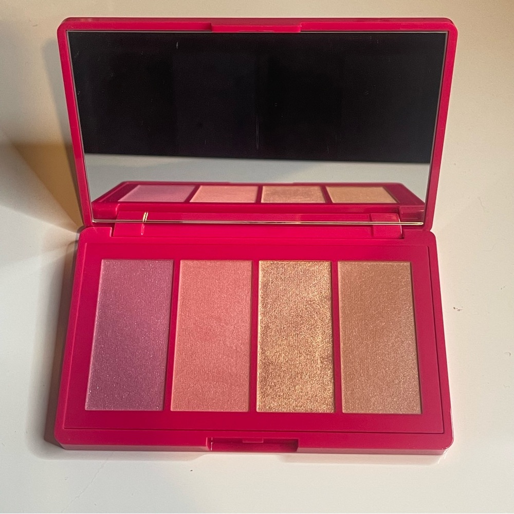 LANCÔME 4 PAN-Color Shimmer Starlight Face Blush Shadow Palette Full Size 0.32oz